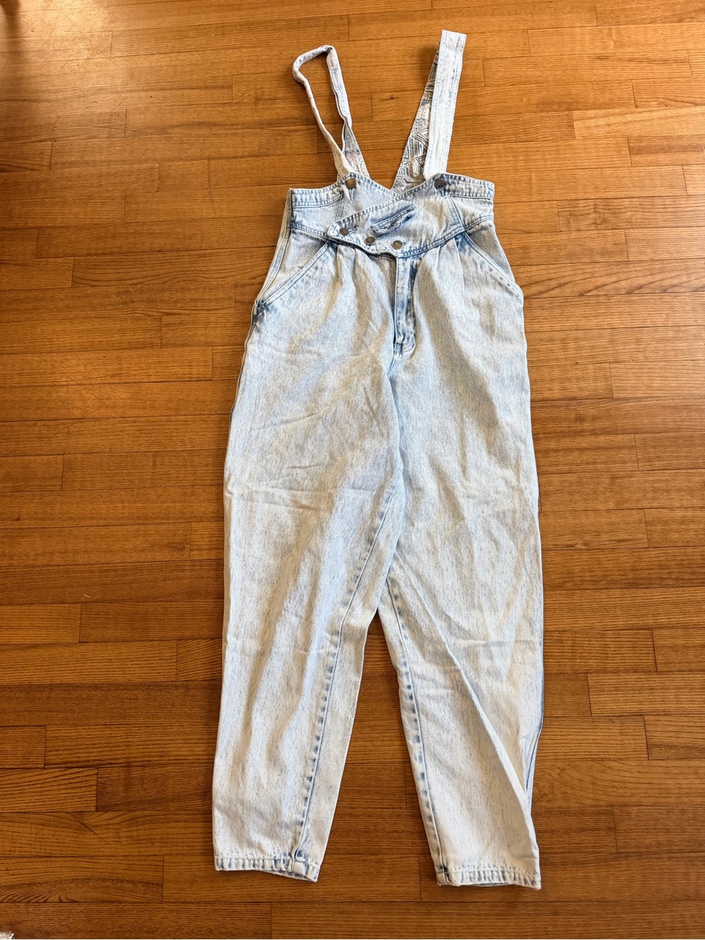 VTG 80s 90s Stefano International Acid Wash Streetwear Overalls grunge Size 10